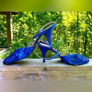 Vintage Sequin Dancing Shoes.